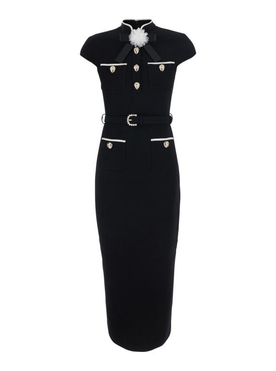 26FW 셀프 포트레이트 롱 원피스 AW26074MBBBLACK