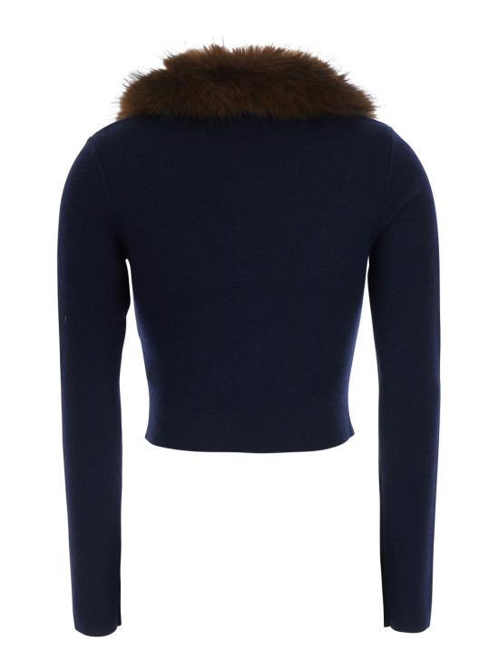 26FW 셀프 포트레이트 긴팔 티셔츠 AW26148CANNAVY Blu - SELF PORTRAIT