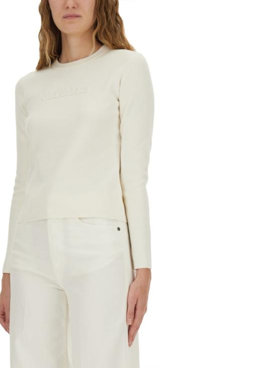 25FW 막스마라 TICINO 티치노 비스코스 스웨터 2521366029600 107001 White - MAX MARA