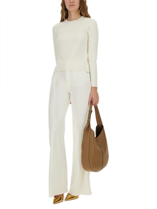 25FW 막스마라 TICINO 티치노 비스코스 스웨터 2521366029600 107001 White - MAX MARA