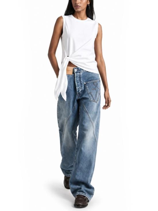26FW JW앤더슨 탑 JO0284 PG1810001 White - JW ANDERSON