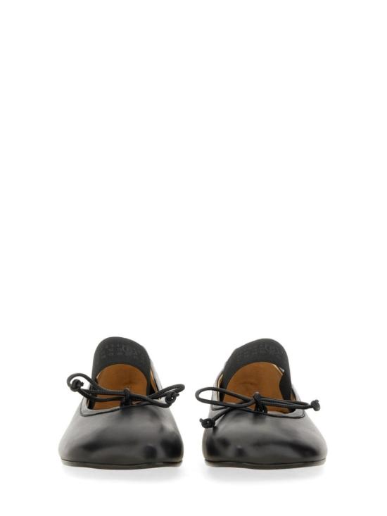 26FW MM6 메종마르지엘라 아나토믹 뉴메릭 발레리나 플랫 슈즈 S59WZ0099 P3628T8013 Black - MM6 MAISON MARGIELA