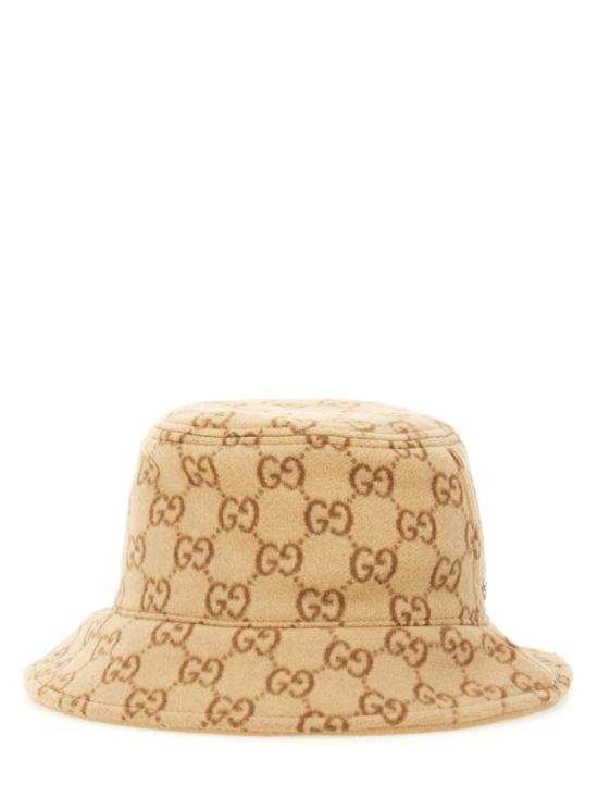  구찌 GG 울 버킷 햇 838744 3HBC42600 Brown - GUCCI
