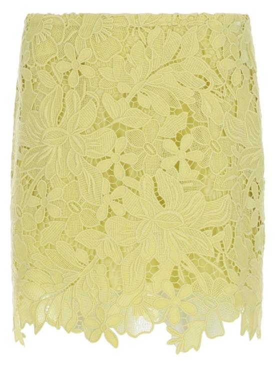 26SS 스포트막스 미디 스커트 2612771022600 268003 Yellow