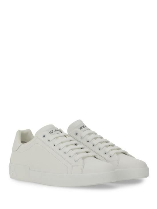  돌체앤가바나 카프스킨 포르토피노 스니커즈 CS1772 A106580001 White - DOLCE & GABBANA