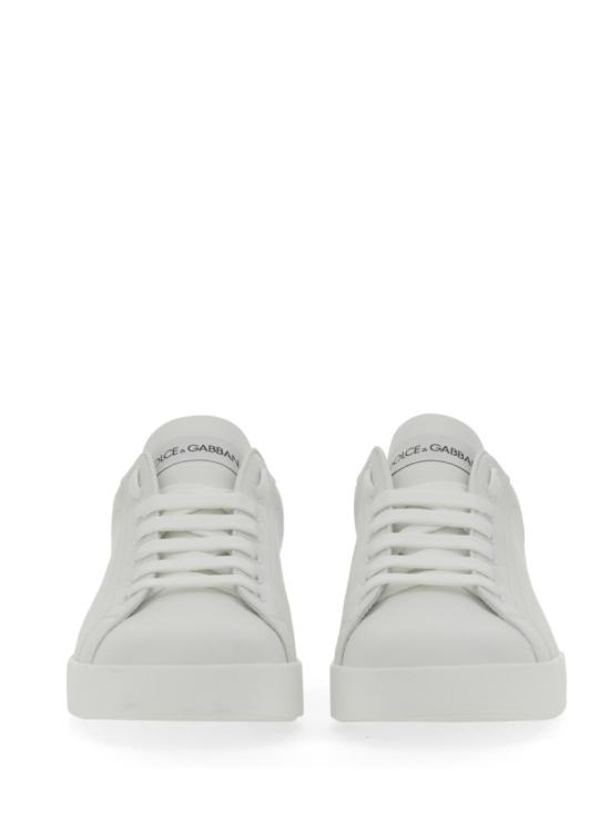 돌체앤가바나 카프스킨 포르토피노 스니커즈 CS1772 A106580001 White - DOLCE & GABBANA