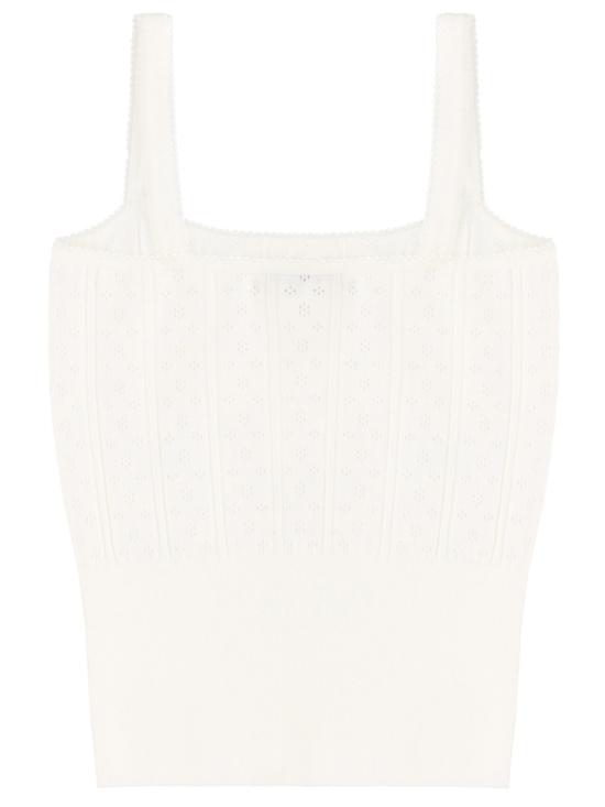26SS JW앤더슨 탑 KW1469 YN0309002 White - JW ANDERSON