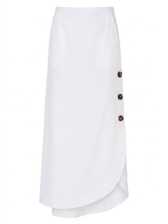  막스마라 롱 스커트 2616101042600 419001 White