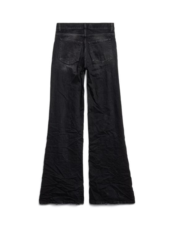 25FW 발렌시아가 와이드 레그 팬츠 852328 TTW671037 Black - BALENCIAGA