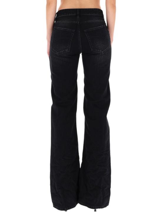 25FW 발렌시아가 와이드 레그 팬츠 852328 TTW671037 Black - BALENCIAGA