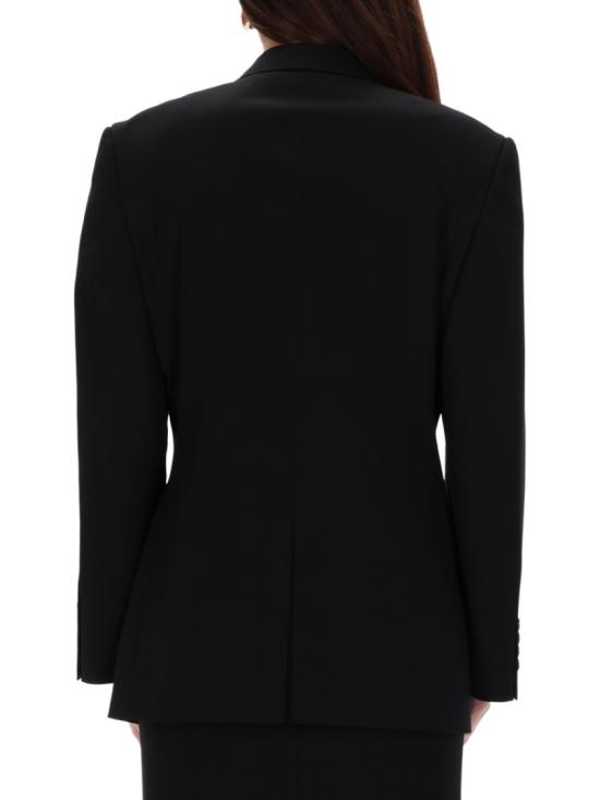 25FW 발렌시아가 스탠다드 테일러드 자켓 850772 TPT071038 Black - BALENCIAGA