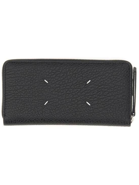 26FW 마르지엘라 4스티치 집어라운드 장지갑 S56UI0110 P4455T8013 Black