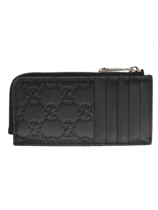  구찌 GG 엠블럼 카드 케이스 850185 AAFDV1000 Black - GUCCI