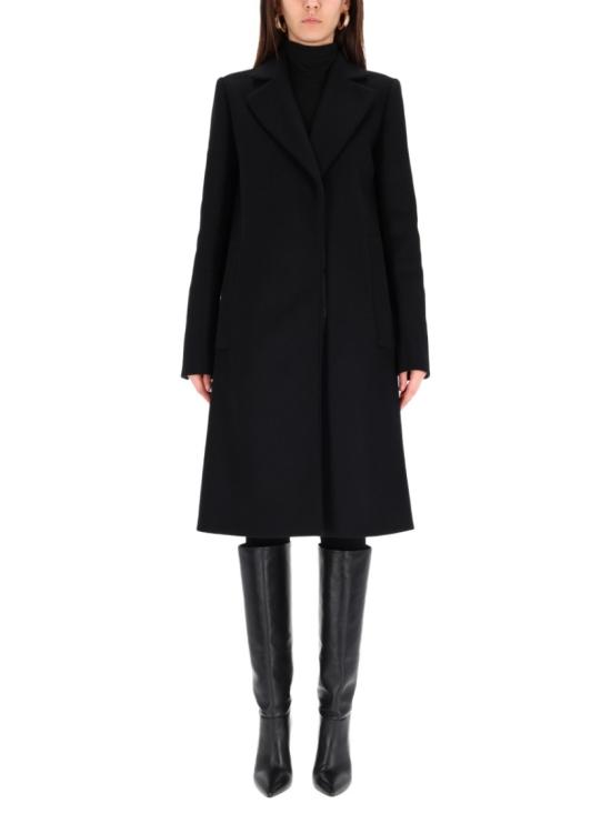 25FW 스포트막스 ALA 알라 더블 사이즈 울 코트 2522016042600 604003 Black
