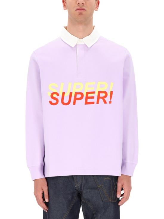 26SS JW앤더슨 폴로 티셔츠 JO0288 PG1938700 Purple - JW ANDERSON