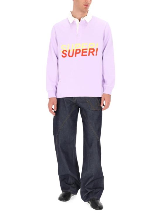 26SS JW앤더슨 폴로 티셔츠 JO0288 PG1938700 Purple - JW ANDERSON