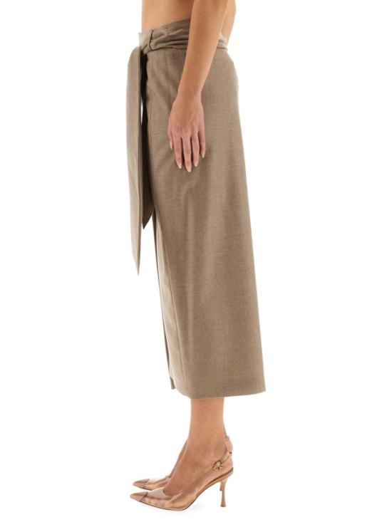 25FW 막스마라 롱 스커트 2521106012600 257002 Brown - MAX MARA
