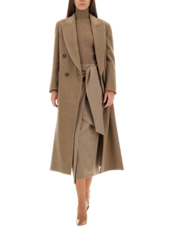 25FW 막스마라 롱 스커트 2521106012600 257002 Brown - MAX MARA