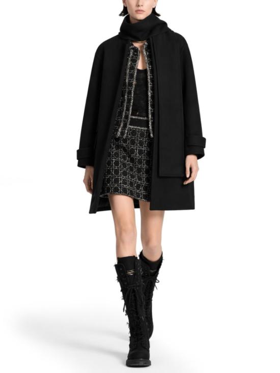  디올 코트 610C01A0060 9000 Black - DIOR