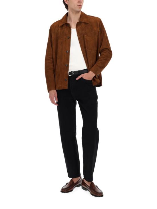  생로랑 셔츠 861396 YCUM22705 Brown - SAINT LAURENT