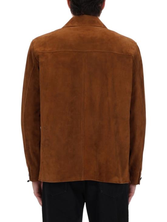  생로랑 셔츠 861396 YCUM22705 Brown - SAINT LAURENT