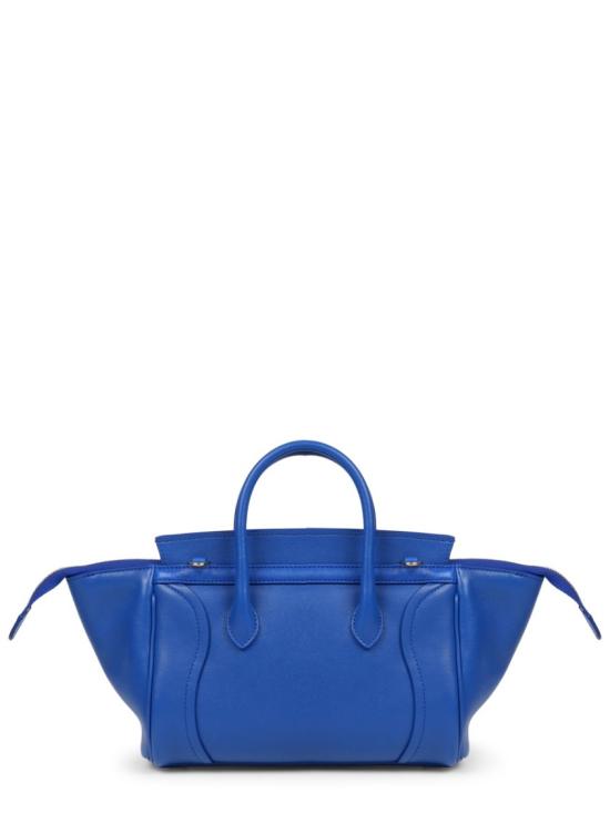  셀린느 스몰 뉴 러기지백 서플 샤이니 램스킨 124213GW2 GFU9 Blue - CELINE