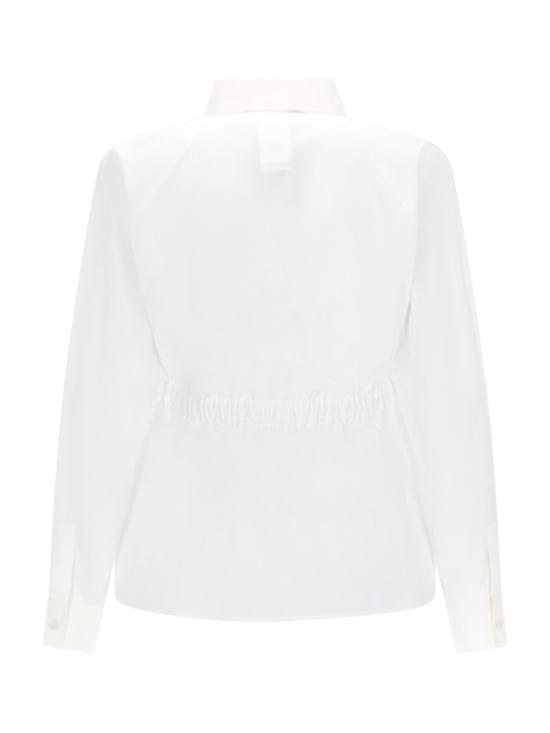  막스마라 Tazzina 드로스트링 셔츠 2611111052600 023001 White - MAX MARA
