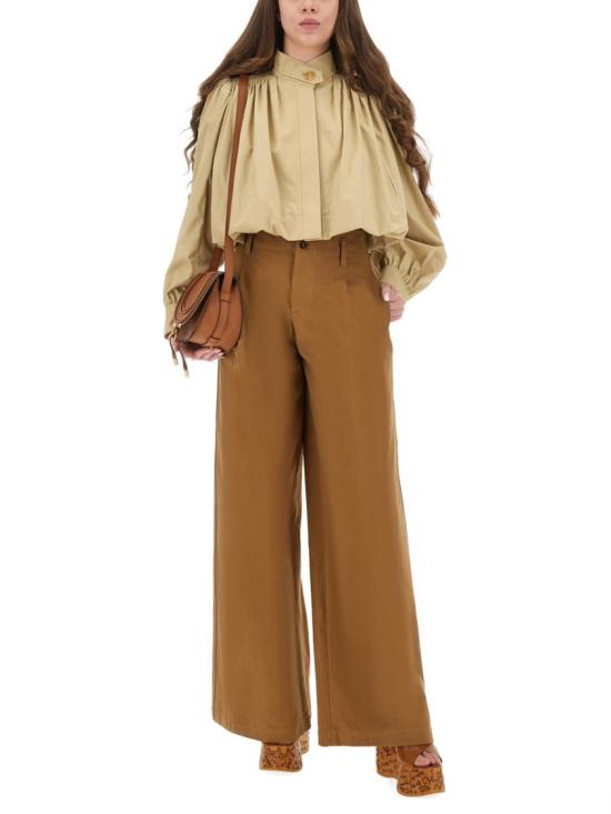 25FW 끌로에 스트레이트 팬츠 25APA11365 208 Brown - CHLOE