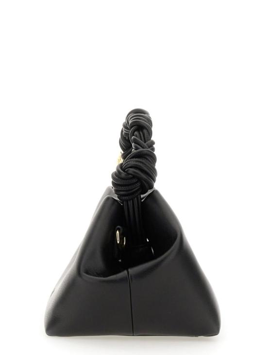  가니 스몰 레더 보우 토트백 A5241 099 Black - GANNI