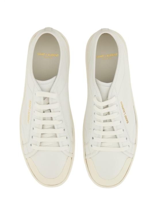  생로랑 GYM 짐 스무스 레더 스니커즈 820087 00N009030 Neutrals - SAINT LAURENT