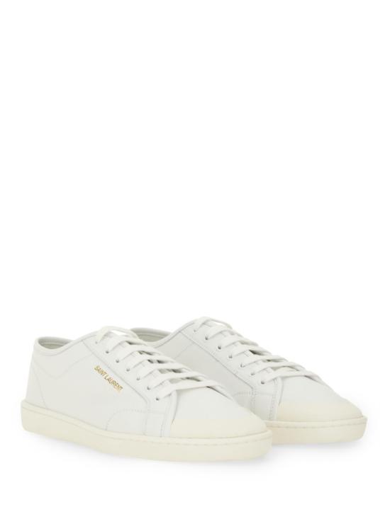  생로랑 GYM 짐 스무스 레더 스니커즈 820087 00N009030 Neutrals - SAINT LAURENT