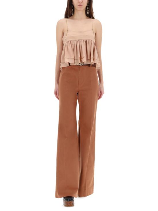  끌로에 스트레이트 팬츠 26SPA76041 26S Brown - CHLOE