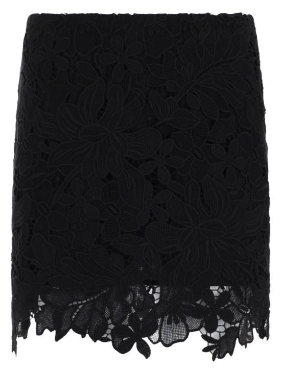 26SS 스포트막스 미디 스커트 2612771022600 268002 Black