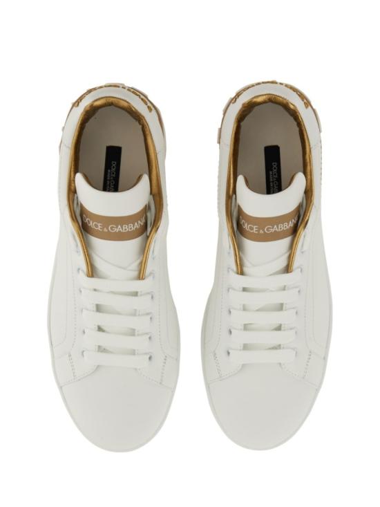  돌체앤가바나 카프스킨 나파 포르토피노 스니커즈 CK1544 AX6158L315 White - DOLCE & GABBANA