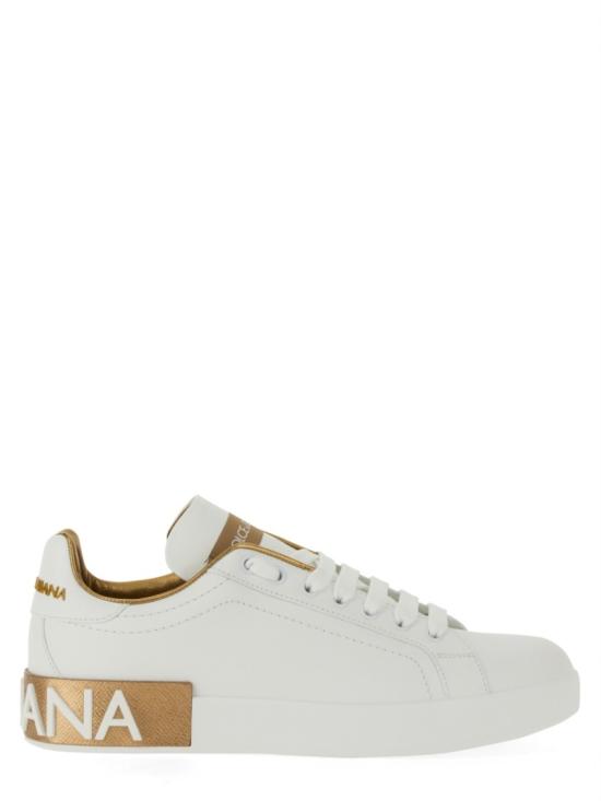  돌체앤가바나 카프스킨 나파 포르토피노 스니커즈 CK1544 AX6158L315 White