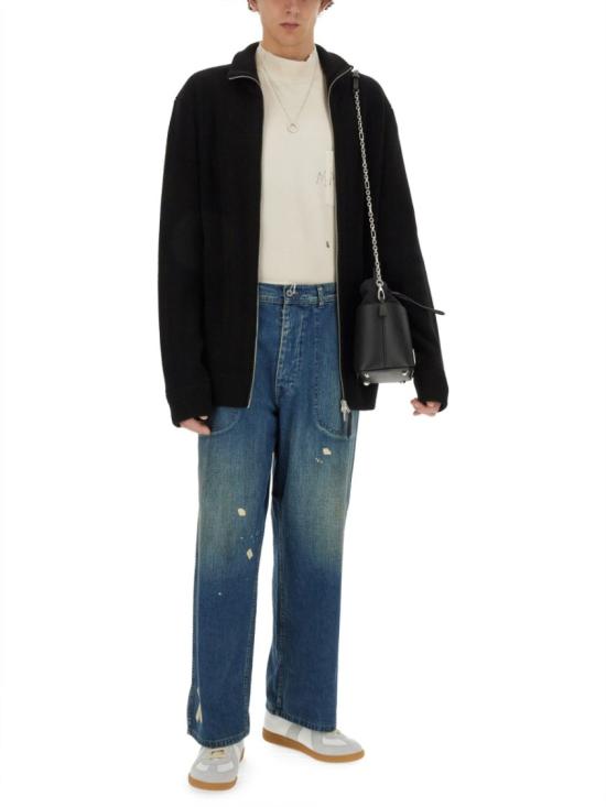 26FW 마르지엘라 니트 집업 가디건 SI1HA0013 S17781900F Black - MAISON MARGIELA