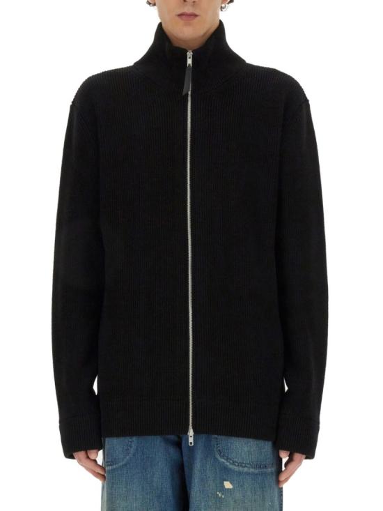 26FW 마르지엘라 니트 집업 가디건 SI1HA0013 S17781900F Black - MAISON MARGIELA