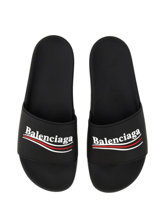  발렌시아가 풀 슬라이드 샌들 776818 W1S801096 Black - BALENCIAGA