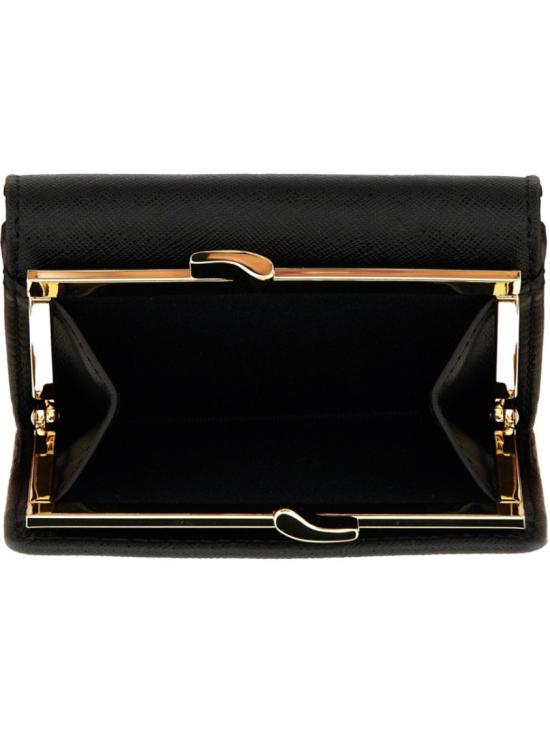 26FW 비비안웨스트우드 크로커다일 엠보스드 프레임 월렛 5115002MW L001NN402 Black - VIVIENNE WESTWOOD