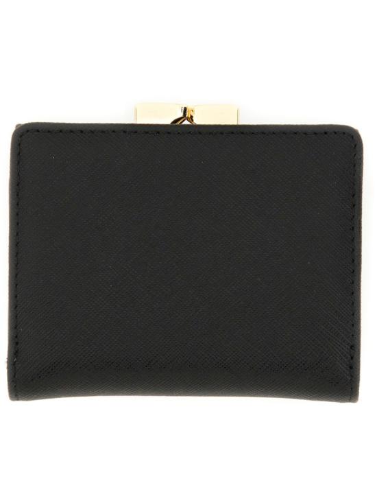 26FW 비비안웨스트우드 크로커다일 엠보스드 프레임 월렛 5115002MW L001NN402 Black - VIVIENNE WESTWOOD