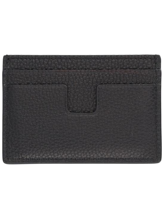  톰포드 그레인 레더 카드 홀더 Y0232 LCL158SNAA Black - TOMFORD