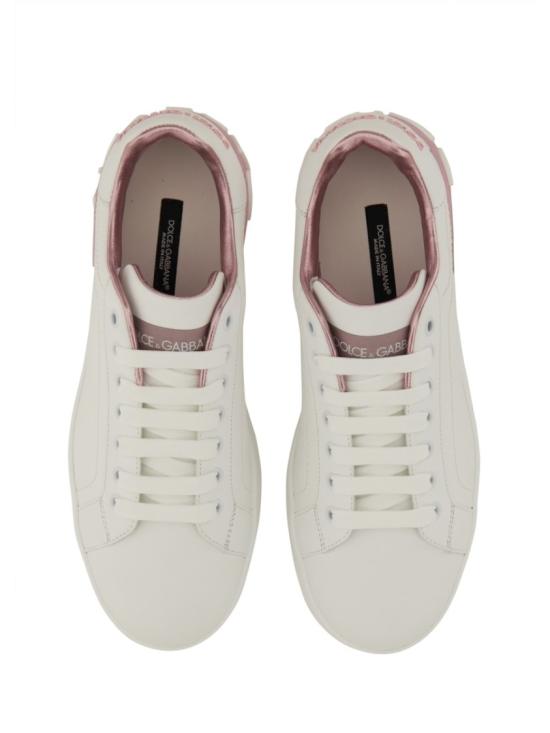  돌체앤가바나 카프스킨 나파 포르토피노 스니커즈 CK1544 AX61587587 White - DOLCE & GABBANA