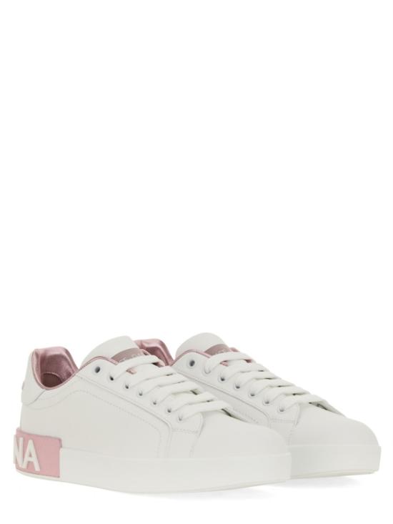  돌체앤가바나 카프스킨 나파 포르토피노 스니커즈 CK1544 AX61587587 White - DOLCE & GABBANA