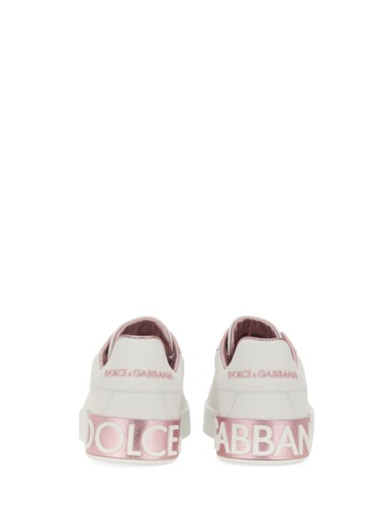  돌체앤가바나 카프스킨 나파 포르토피노 스니커즈 CK1544 AX61587587 White - DOLCE & GABBANA