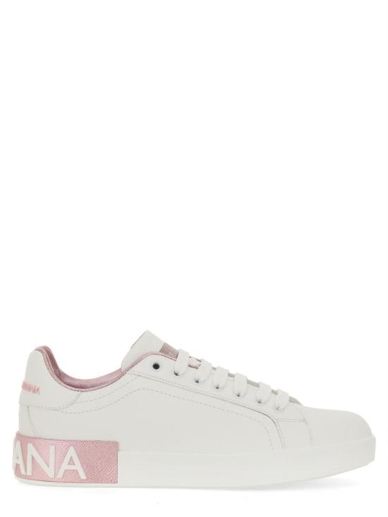  돌체앤가바나 카프스킨 나파 포르토피노 스니커즈 CK1544 AX61587587 White