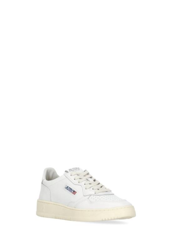 26FW 오트리 메달리스트 로우 레더 스니커즈 AULWLL15WHT WHT White - AUTRY