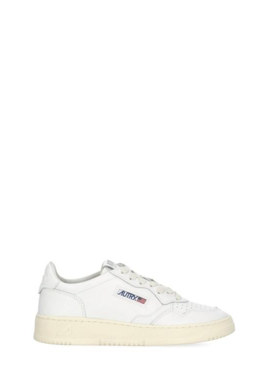 26FW 오트리 메달리스트 로우 레더 스니커즈 AULWLL15WHT WHT White