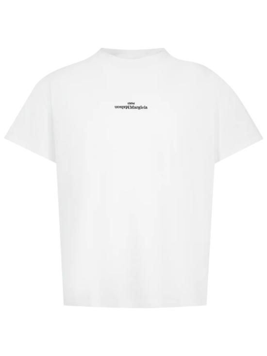 26FW 마르지엘라 로고 코튼 티셔츠 S50GC0736S22816100 White