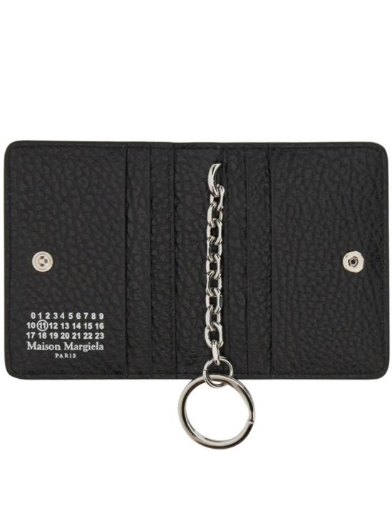 26FW 마르지엘라 스티치 키링 카드지갑 S56UI0128 P4455T8013 Black - MAISON MARGIELA