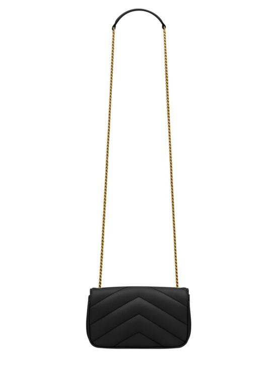  생로랑 루루 미니 램스킨 821749 AAEAX1000 Black - SAINT LAURENT